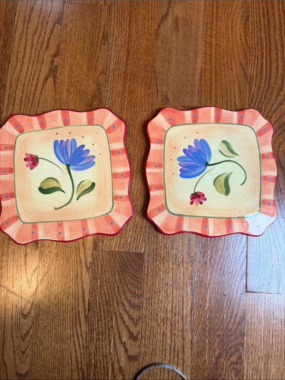 Pfaltzgraff Napoli handpainted trivets - set of 2